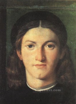 ロレンツォ・ロット Painting - 青年の頭 ルネサンス ロレンツォ・ロット